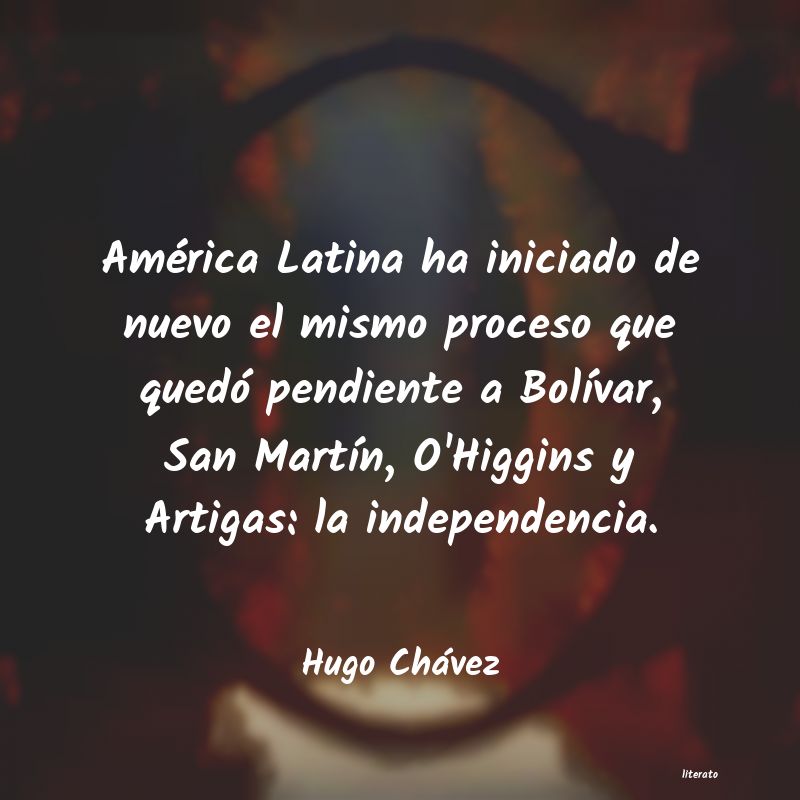 <ol class='breadcrumb' itemscope itemtype='http://schema.org/BreadcrumbList'>
<li itemprop='itemListElement'><a href='/autores/'>Autores</a></li>
<li itemprop='itemListElement'><a href='/autor/hugo_chavez/'>Hugo Chávez</a></li>
</ol>