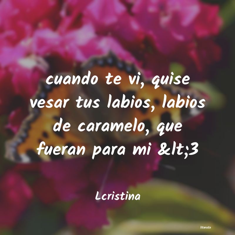 frases de Lcristina