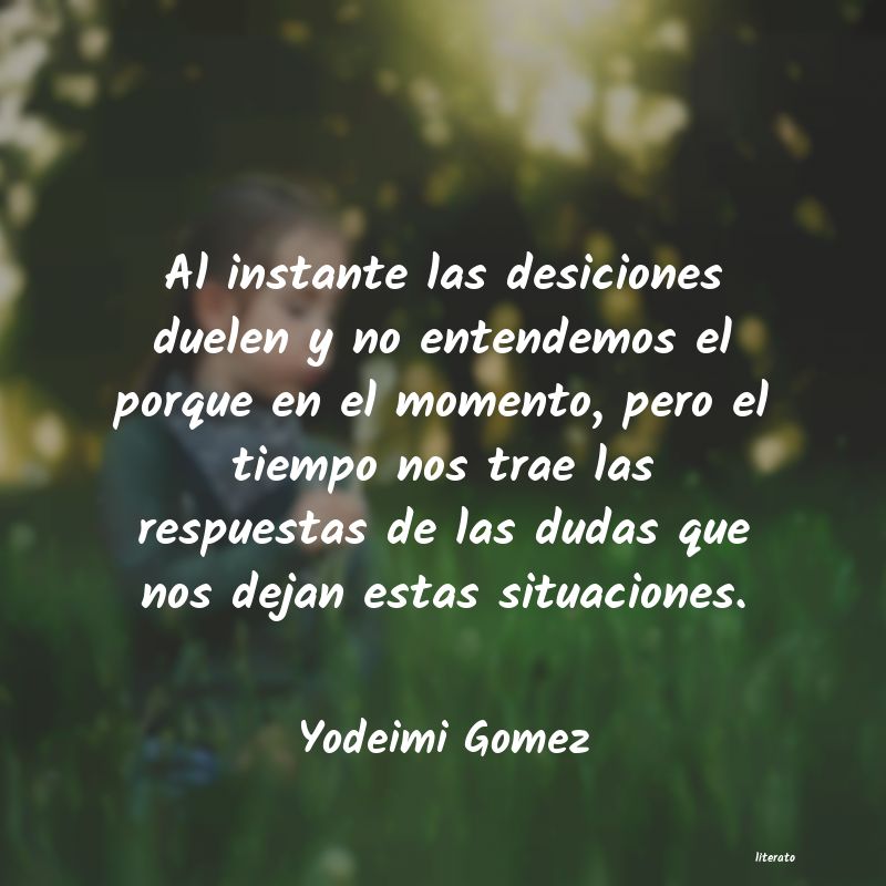 frases de Yodeimi Gomez