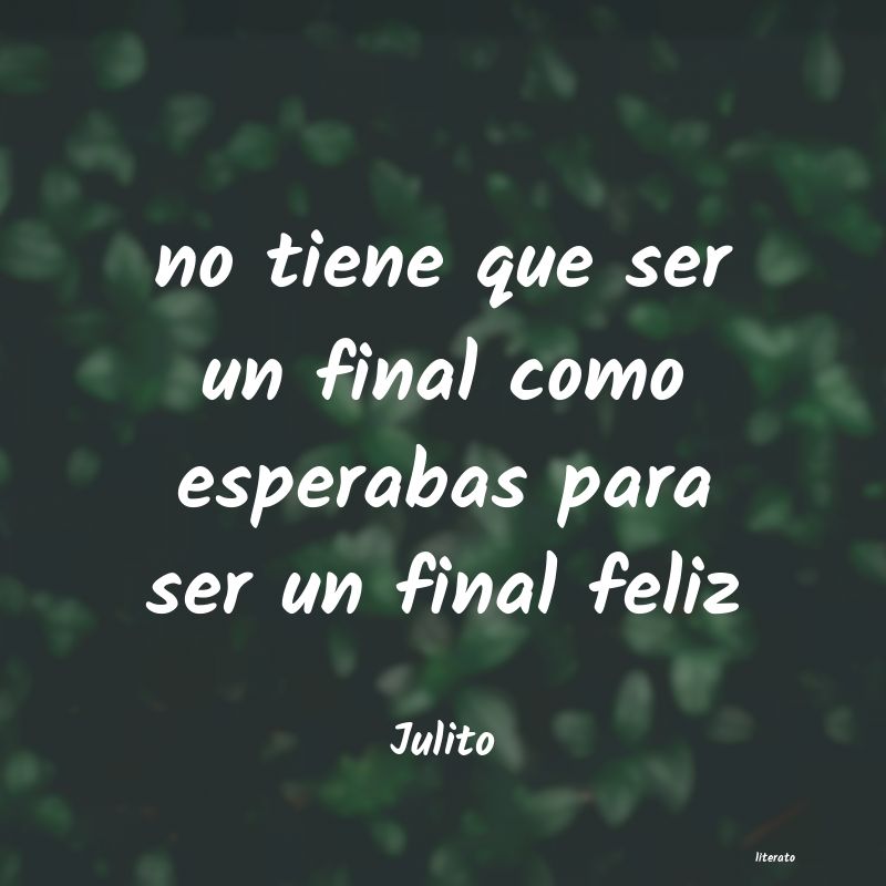frases de Julito