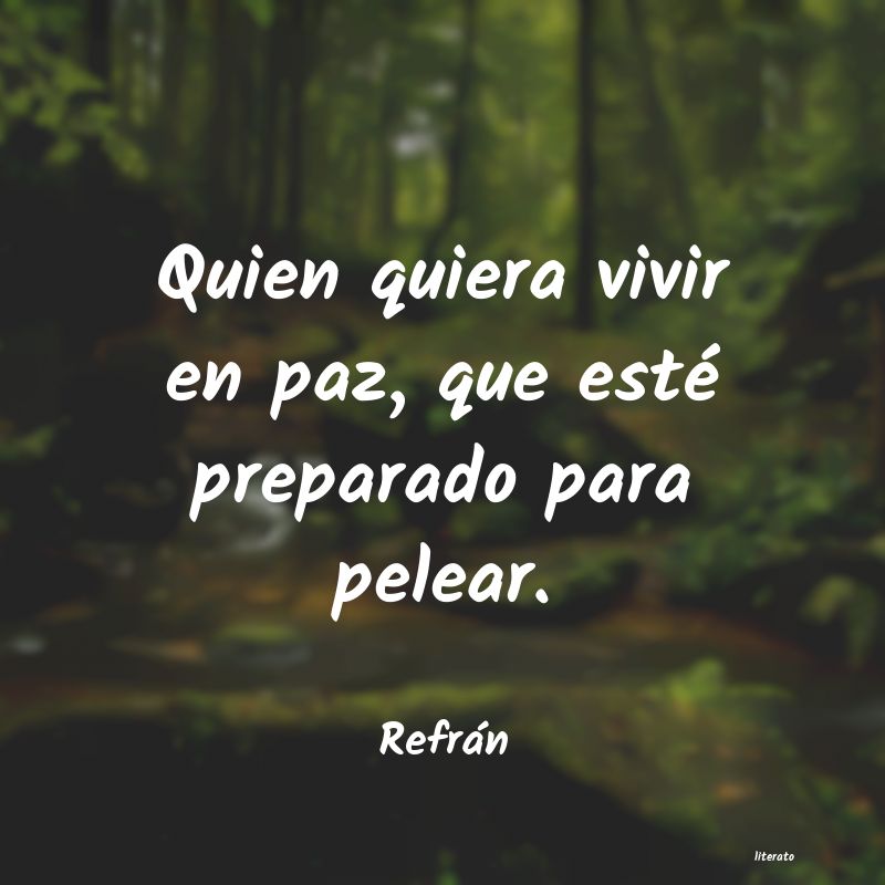 Frases de Refrán