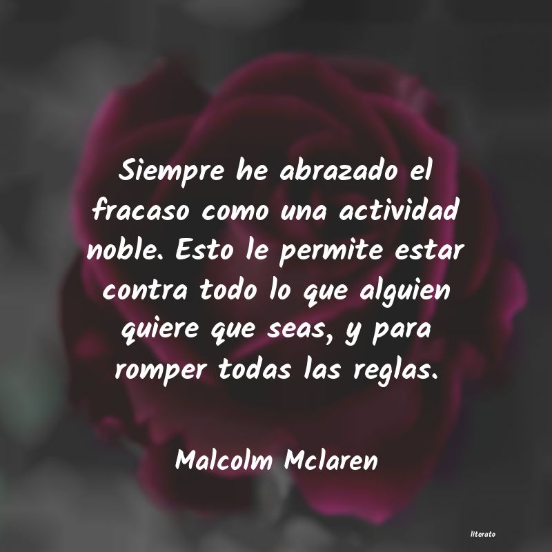 Frases de Malcolm Mclaren