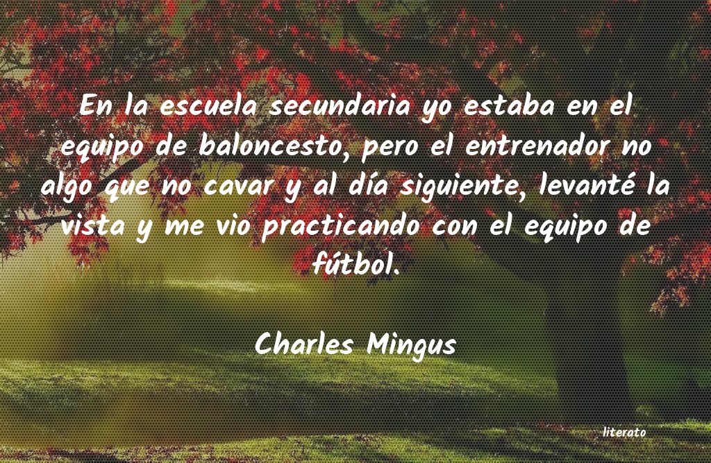 frases de Charles Mingus