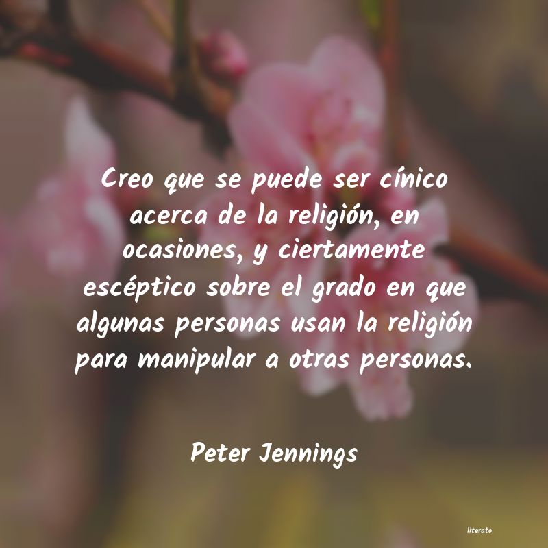 Frases de Peter Jennings