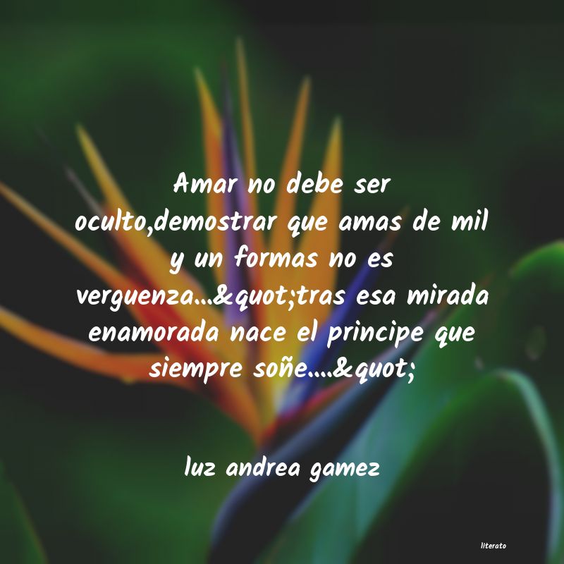 Frases de luz andrea gamez