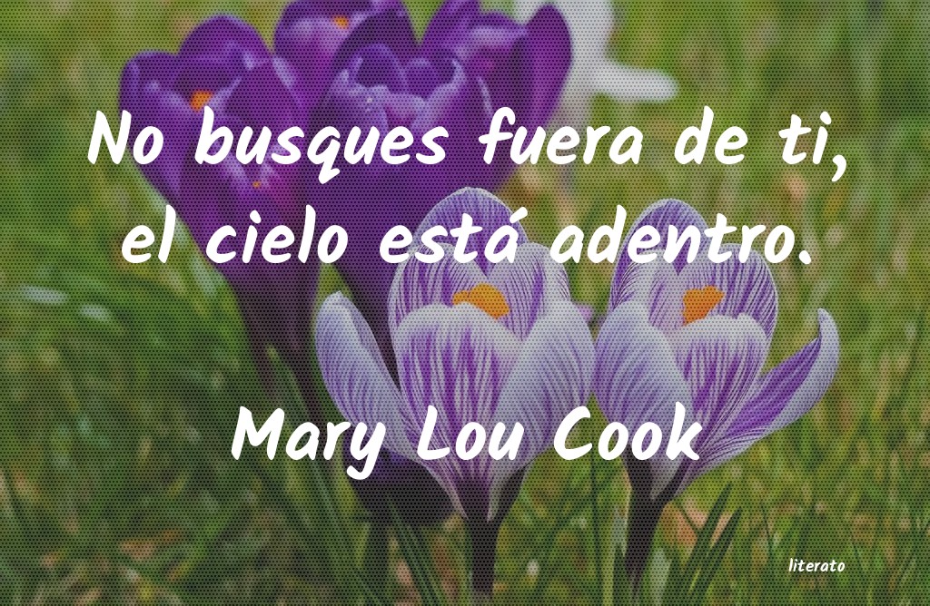 frases de Mary Lou Cook