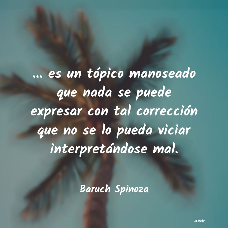frases de Baruch Spinoza