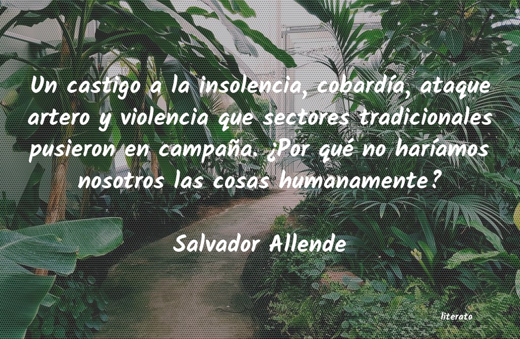 Frases de Salvador Allende