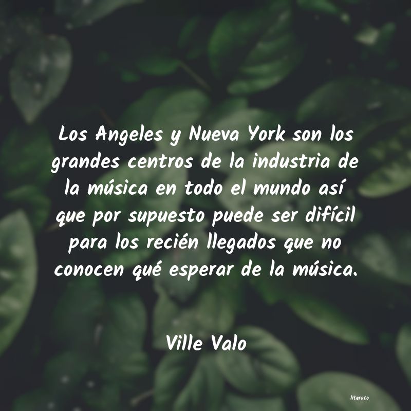frases de Ville Valo