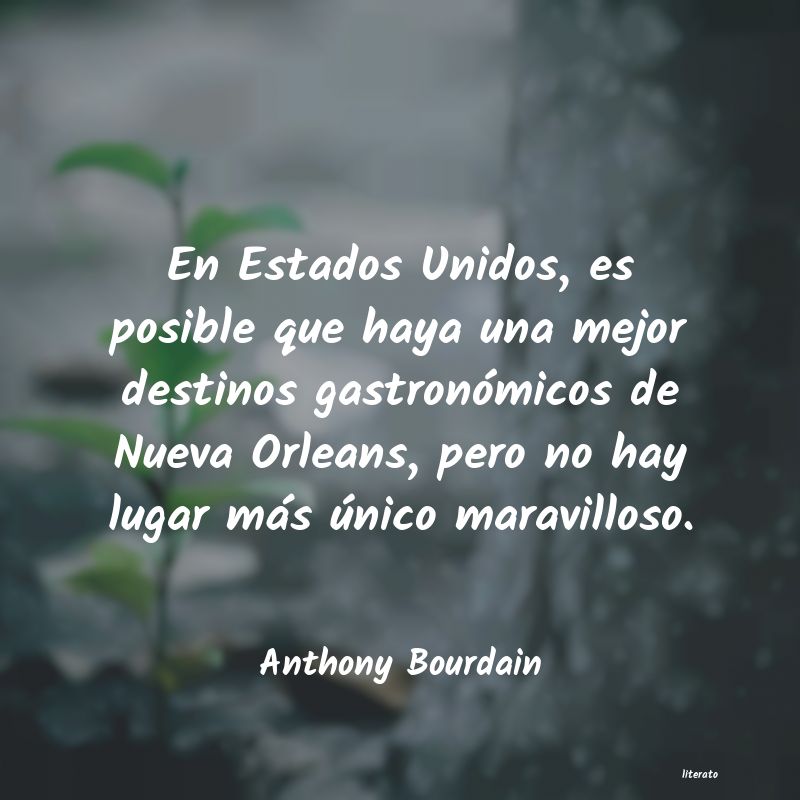 Frases de Anthony Bourdain