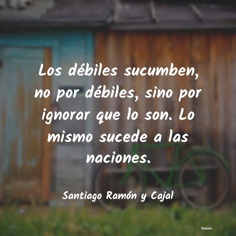 frases de Santiago Ramón y Cajal