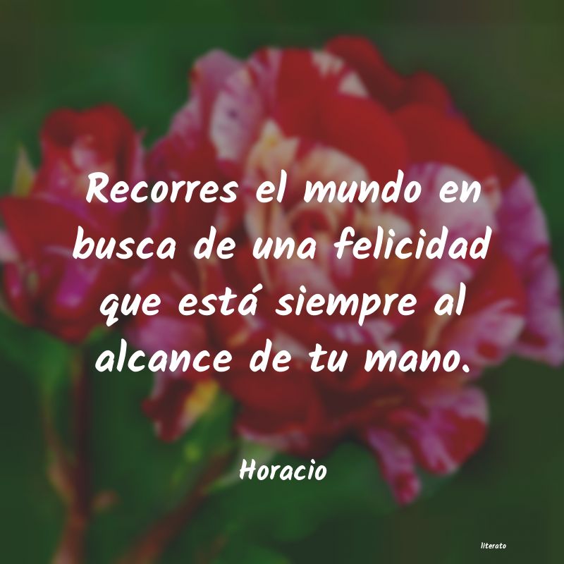 frases de Horacio