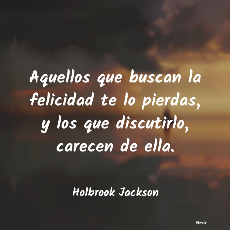 Frases de Holbrook Jackson