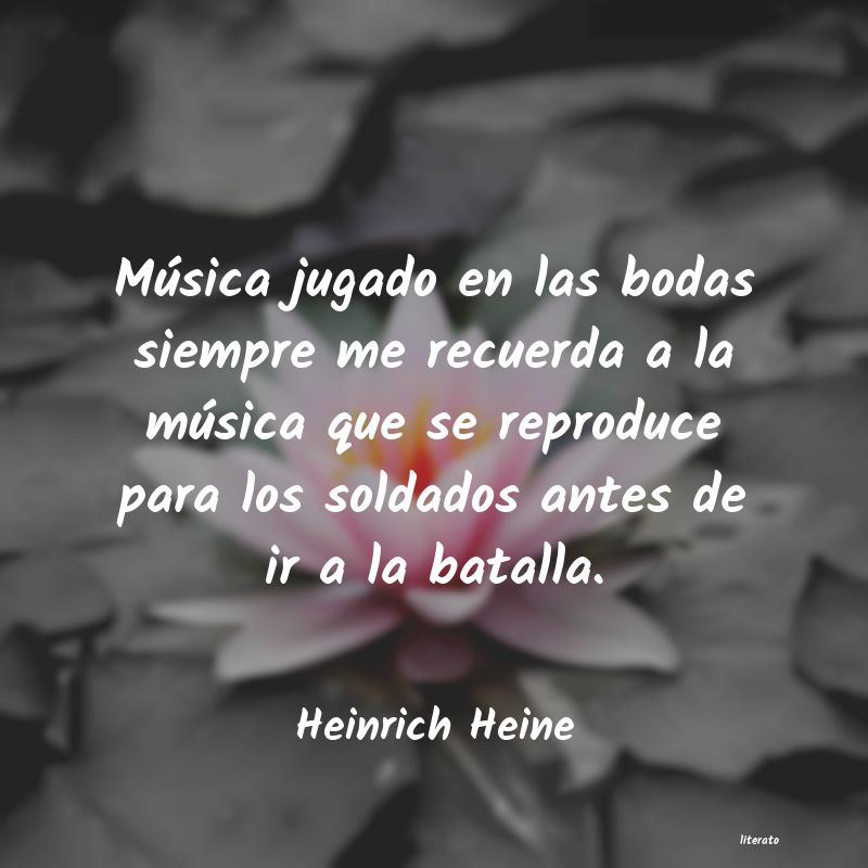 frases de Heinrich Heine