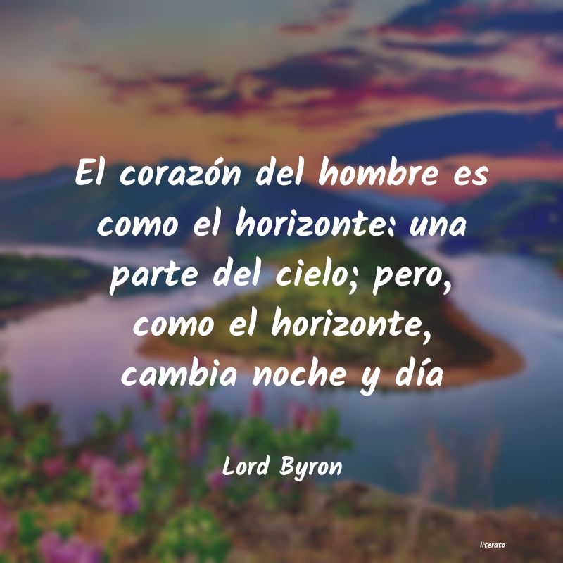 frases de Lord Byron