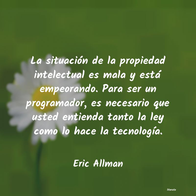 Frases de Eric Allman