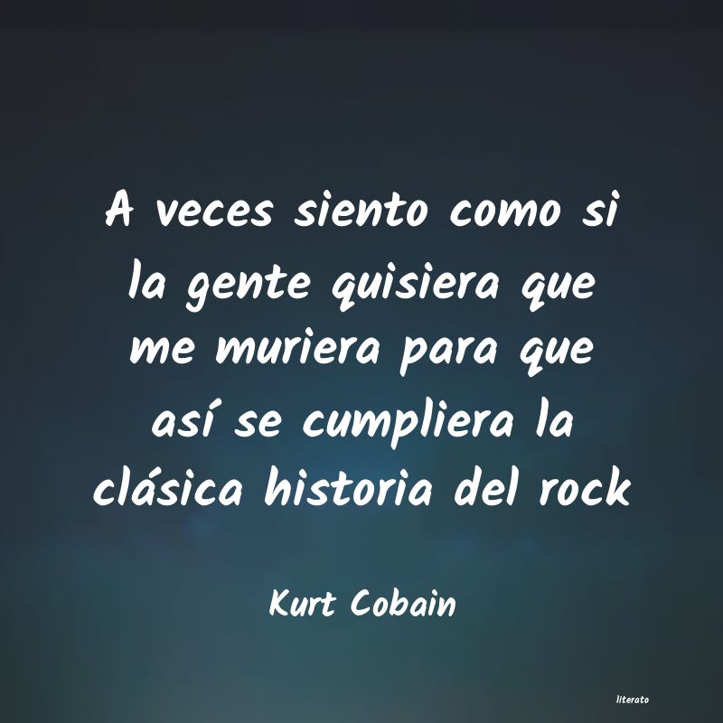 Frases de Kurt Cobain