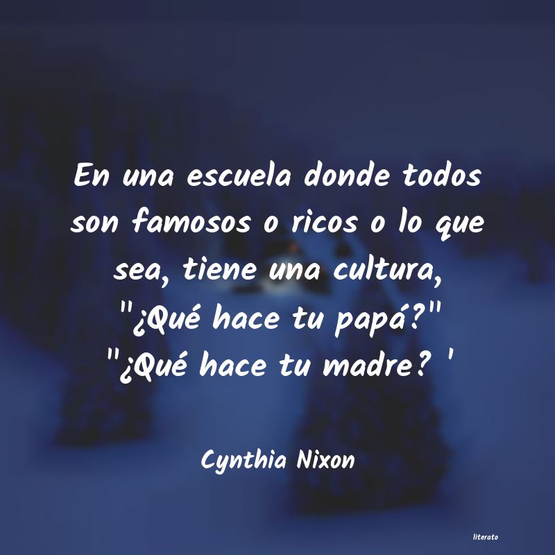 frases de Cynthia Nixon