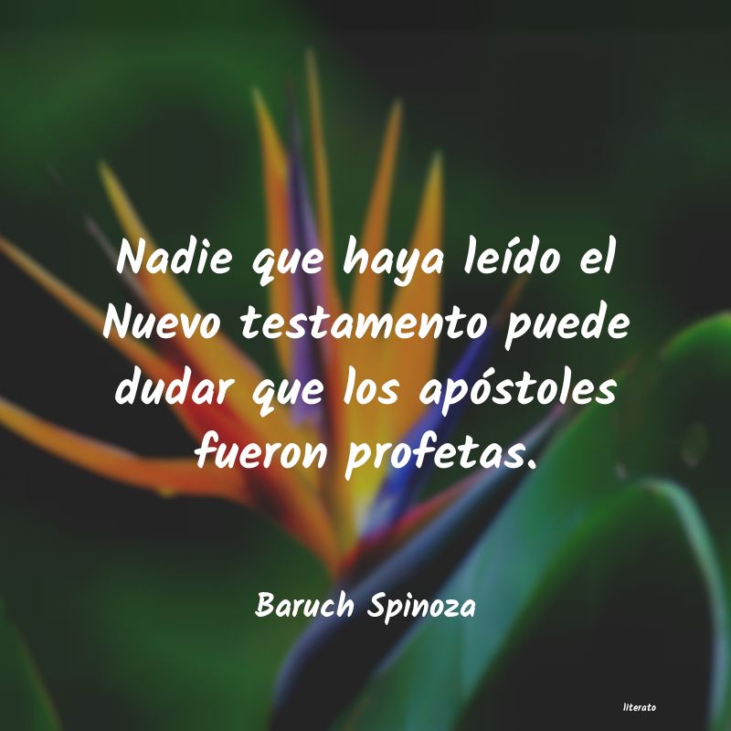 frases de Baruch Spinoza