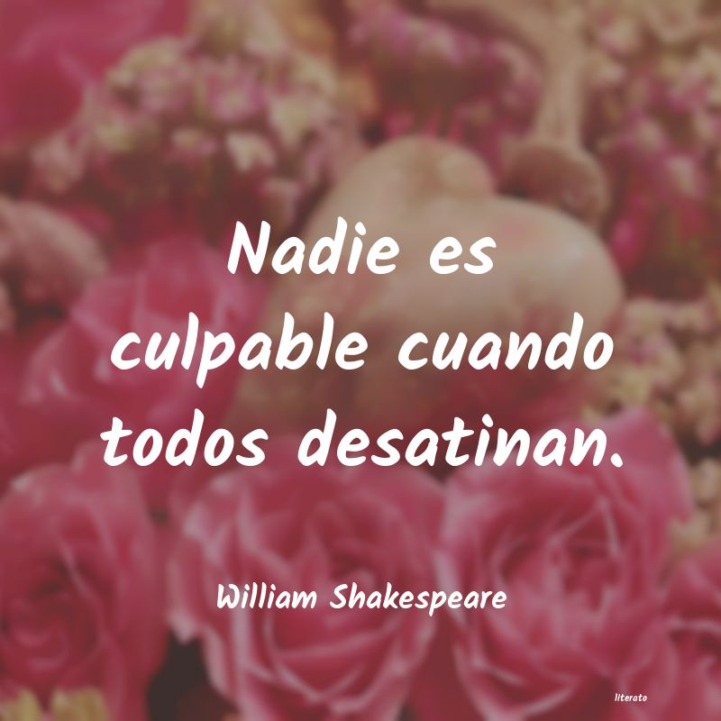 Frases de William Shakespeare