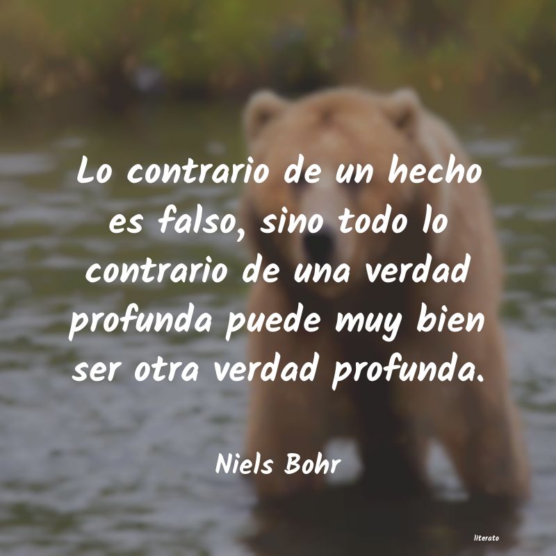 Frases de Niels Bohr