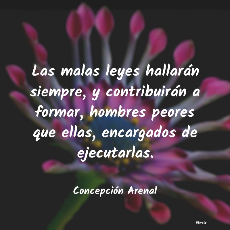 Frases de Concepción Arenal