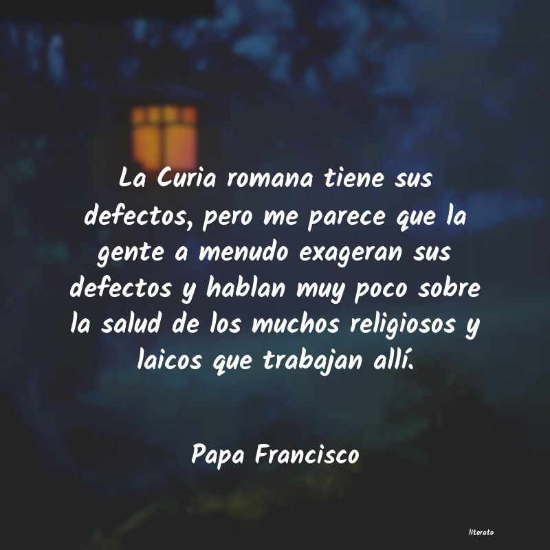 Frases de Papa Francisco