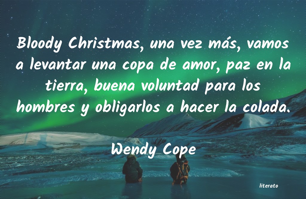 frases de Wendy Cope