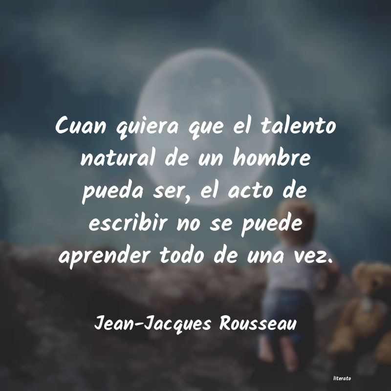 Frases de Jean-Jacques Rousseau