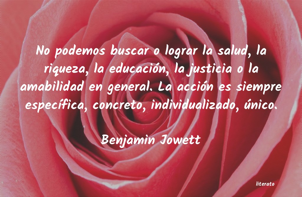 Frases de Benjamin Jowett