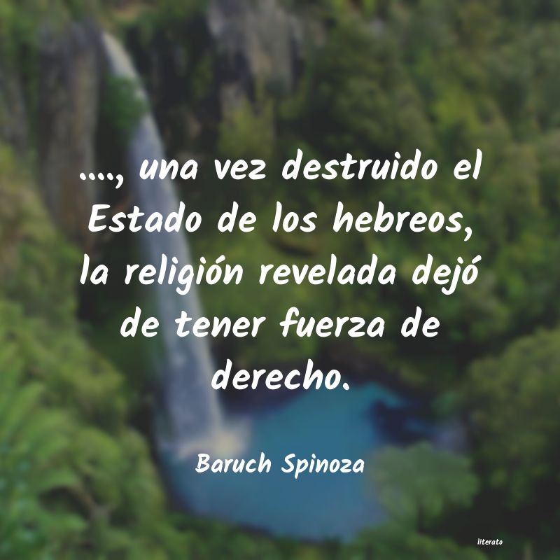 Frases de Baruch Spinoza