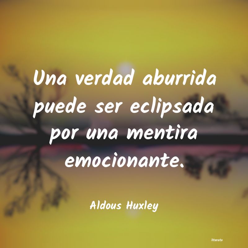 frases de Aldous Huxley