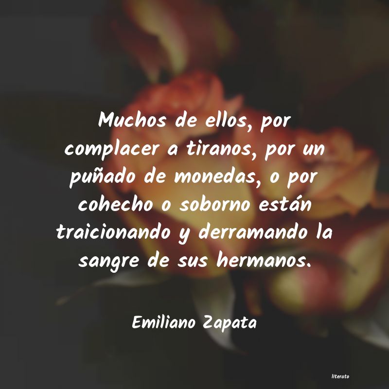 Frases de Emiliano Zapata