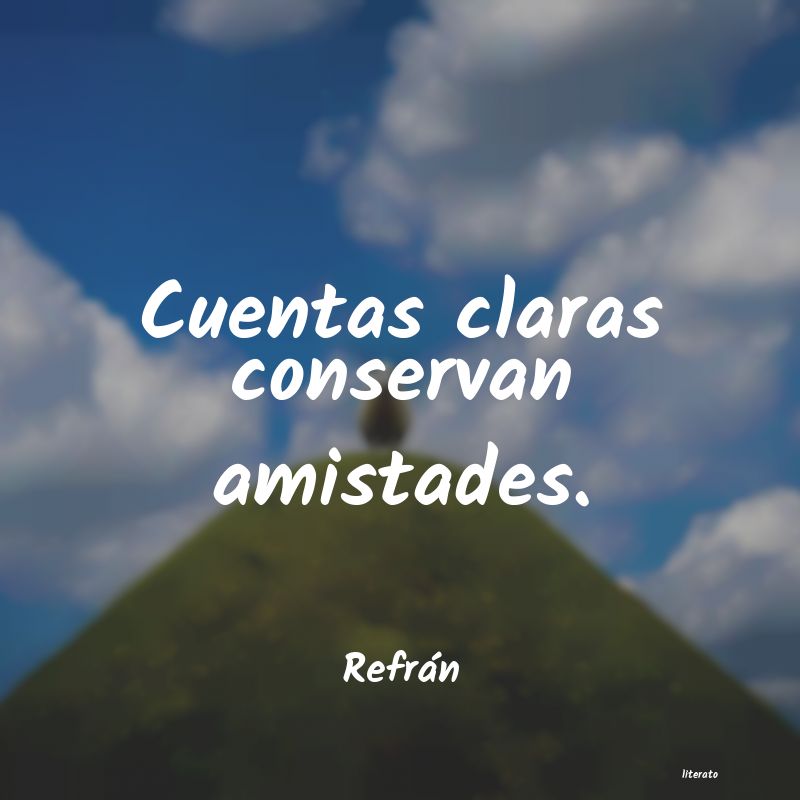 Frases de Refrán