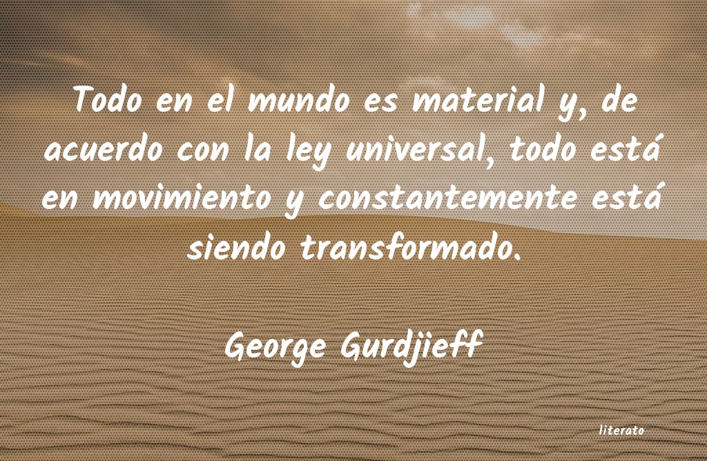 Frases de George Gurdjieff