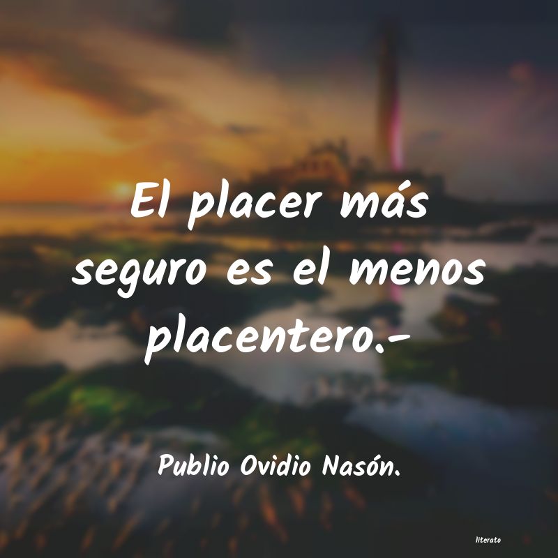frases de Publio Ovidio Nasón.