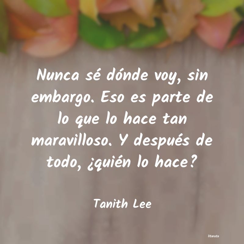 frases de Tanith Lee