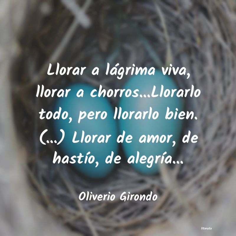 frases de Oliverio Girondo