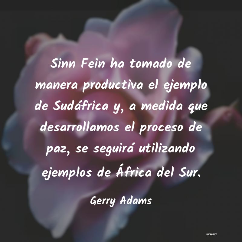 Frases de Gerry Adams