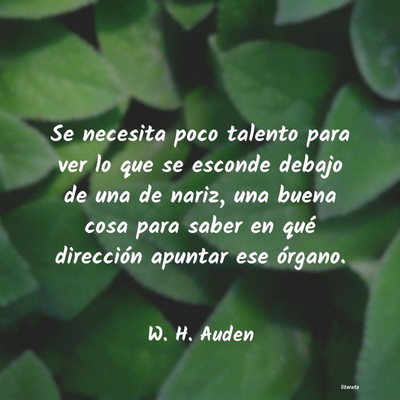 Frases de W. H. Auden