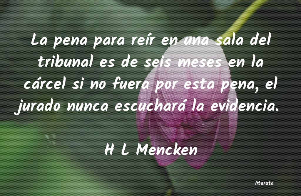 frases de H L Mencken