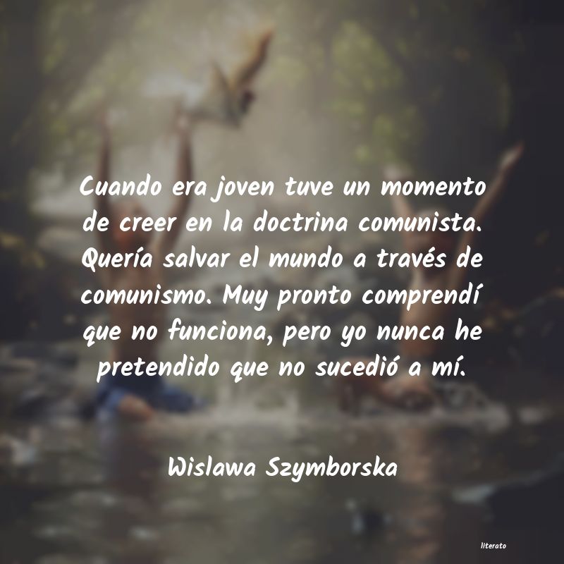 Frases de Wislawa Szymborska