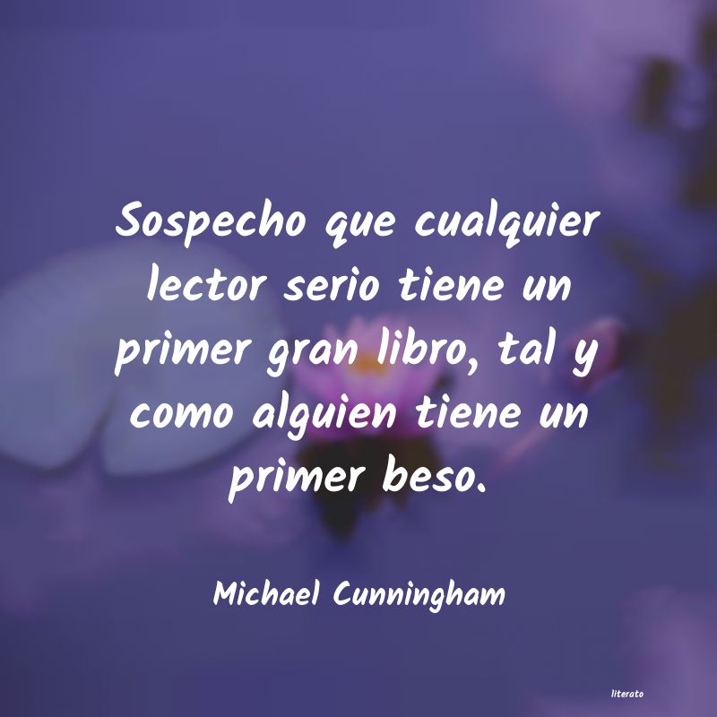frases de Michael Cunningham