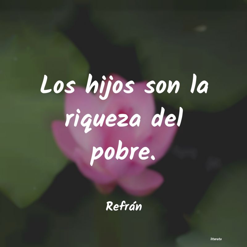 Frases de Refrán