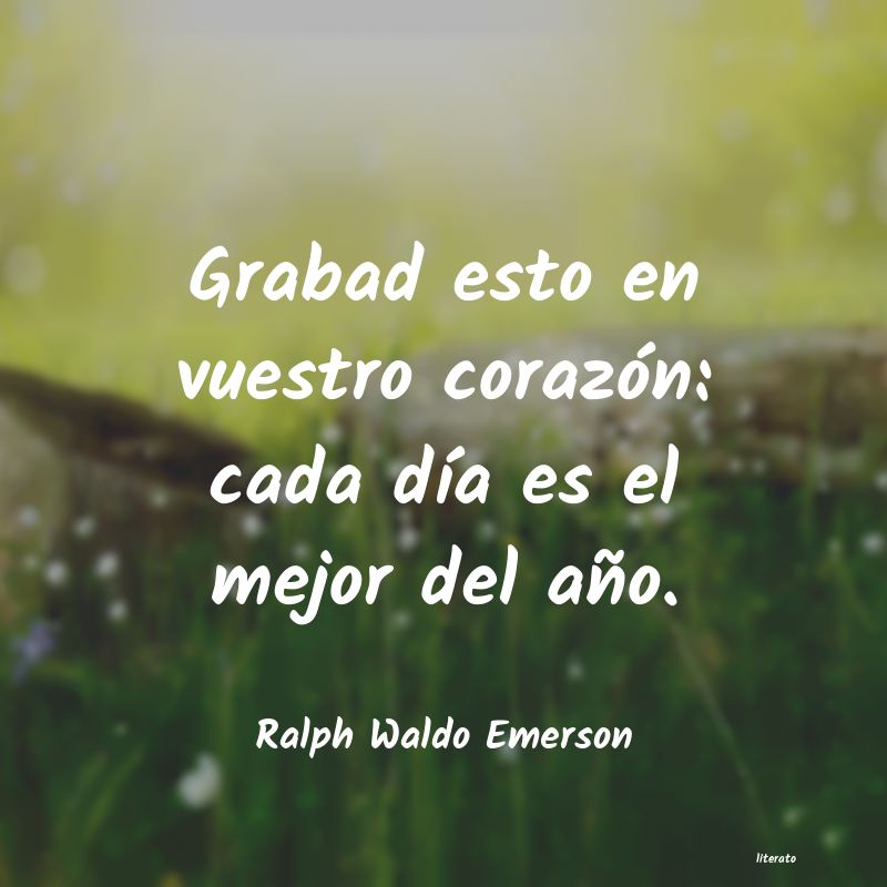 Frases de Ralph Waldo Emerson