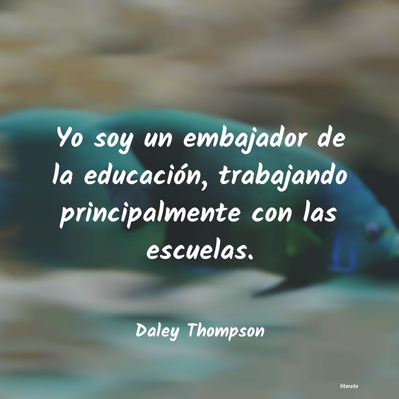 frases de Daley Thompson