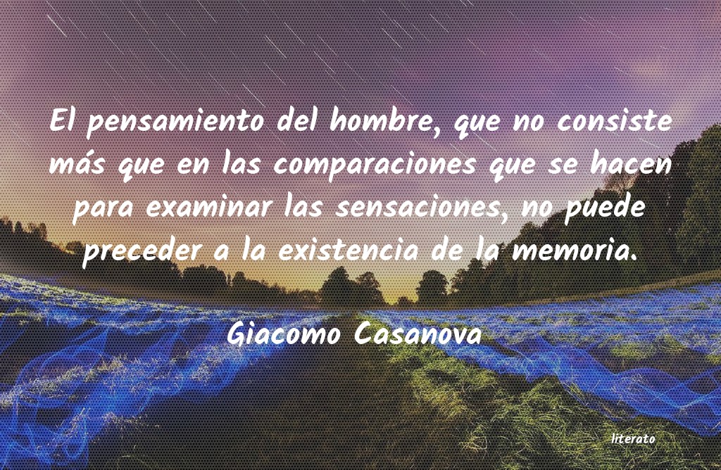 frases de Giacomo Casanova