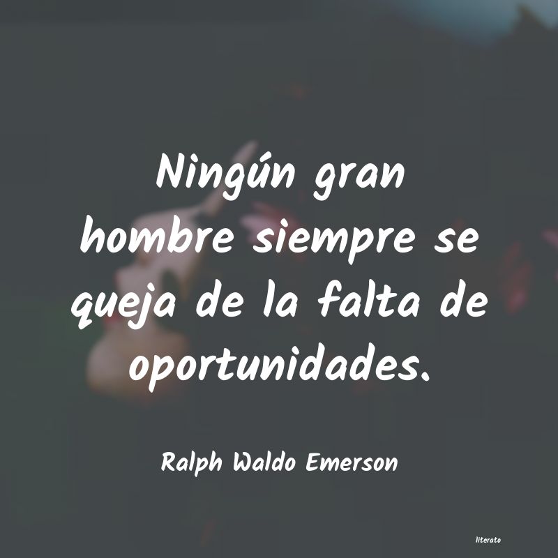 Frases de Ralph Waldo Emerson