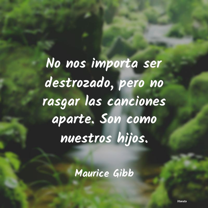 Frases de Maurice Gibb