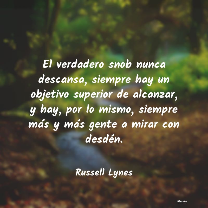 frases de Russell Lynes